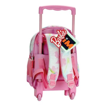 Barbie Paints rolling kindergarten backpack, bag 30 cm