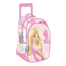 Barbie Paints rolling kindergarten backpack, bag 30 cm