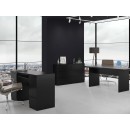 Commode IRINA 6 tiroirs 138 x75 x 40 cm Noir
