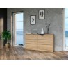 Commode IRINA 6 tiroirs 138 x75 x 40 cm Bois