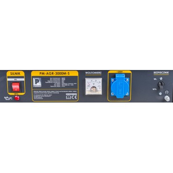 Agregat prądotwórczy 3000W PM-AGR-3000M-S