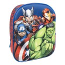 Avengers Hero Squad 3D backpack, bag 31 cm