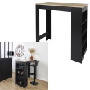 Table De Bar Design 4 Niveaux "cheers" 115cm Noir