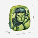 Avengers Hulk 3D backpack, bag 31 cm