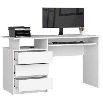 BIURKO CLP 135cm BIAŁE