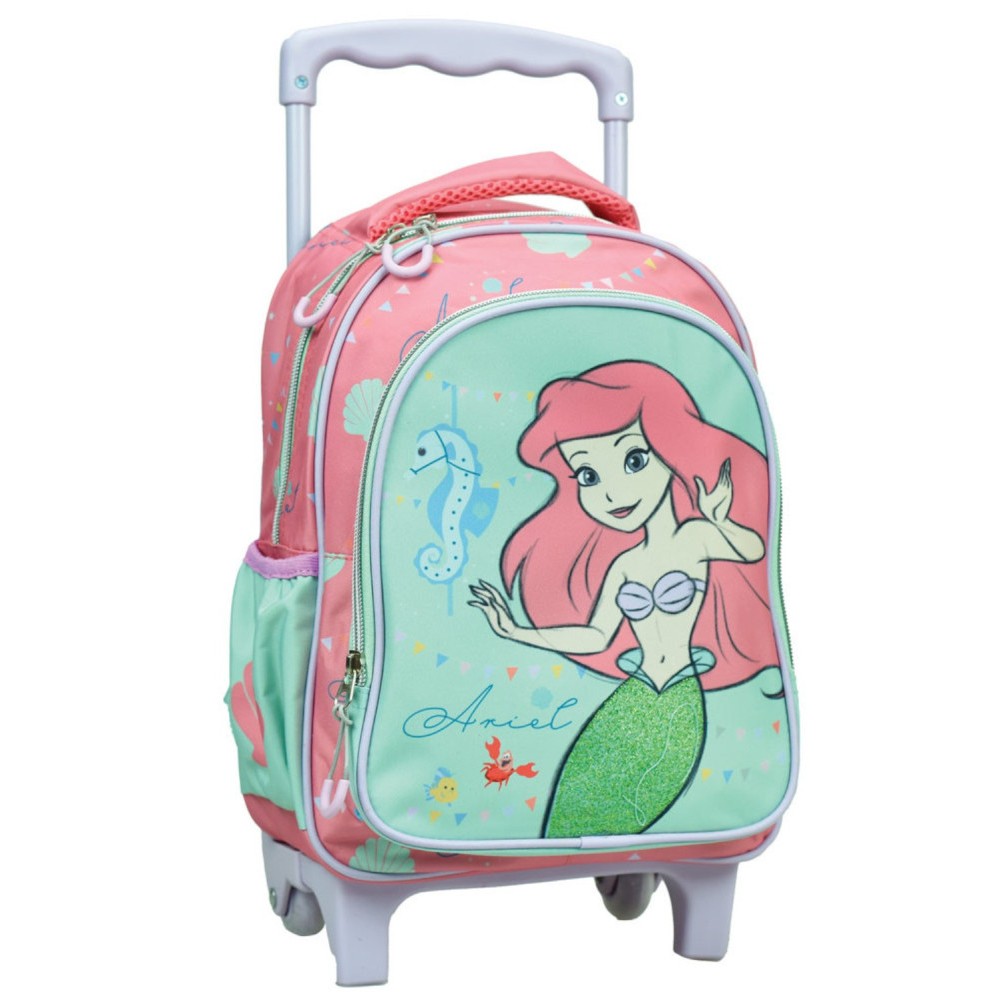 Disney Princess Ariel rolling nursery backpack, bag 30 cm