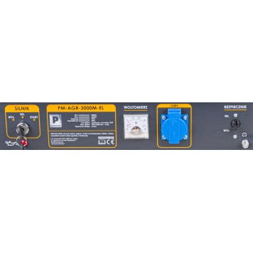 Agregat prądotwórczy 3000W AVR z rozruchem elektrycznym PM-AGR-3000M-EL