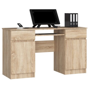 BIURKO CLP A5 2D 2SZ PK DĄB SONOMA