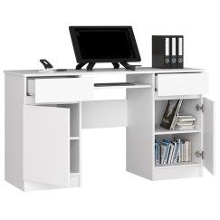 BIURKO CLP A5 2D 2SZ BIAŁE
