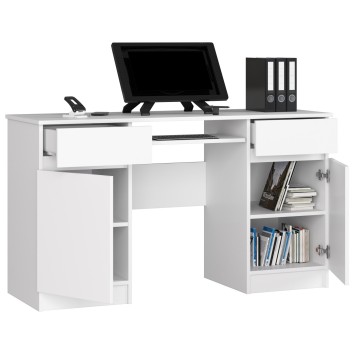 BIURKO CLP A5 2D 2SZ BIAŁE