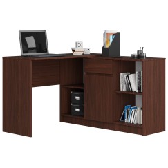 Bureau d'angle VERO 120x126x79 cm Marron