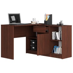 Bureau d'angle VERO 120x126x79 cm Marron