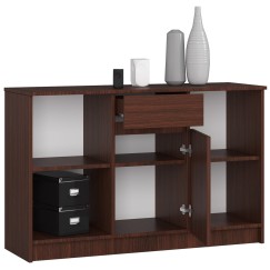 Bureau d'angle VERO 120x126x79 cm Marron