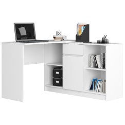 Bureau d'angle VERO  120x126x79 cm Blanc