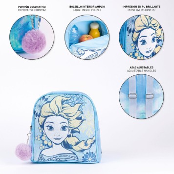 Disney Frozen Sparkly holographic backpack, bag 21 cm