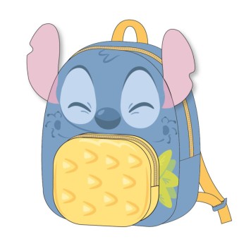 Disney Lilo and Stitch Ananas plush backpack, bag 22 cm