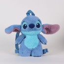 Disney Lilo and Stitch Blue Alien plush backpack, bag 30 cm