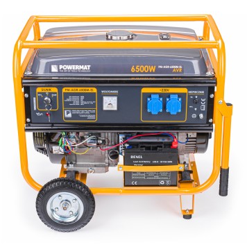 Agregat prądotwórczy 6500W z elektrycznym rozruchem PM-AGR-6500M-EL