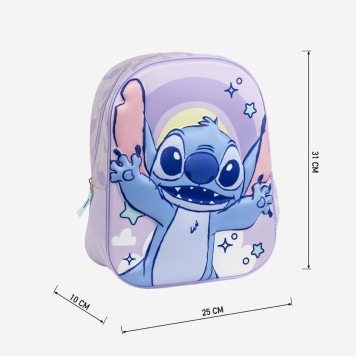Disney Lilo and Stitch Cosmic 3D backpack, bag 31 cm