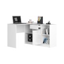 Bureau d'angle VERO 120x126x79 cm Blanc brillant