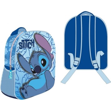 Disney Lilo and Stitch Lazy Deluxe 3D backpack, bag 30 cm
