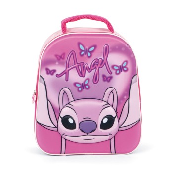 Disney Lilo and Stitch Pink Angel 3D backpack, bag 32 cm