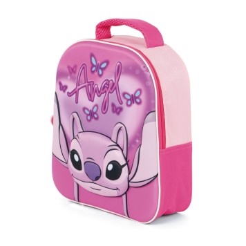 Disney Lilo and Stitch Pink Angel 3D backpack, bag 32 cm