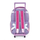 Disney Lilo and Stitch Pink Angel rolling preschool backpack, bag 36 cm