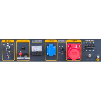 Agregat prądotwórczy 7500W 230V 400V AVR PM-AGR-7500M-EL