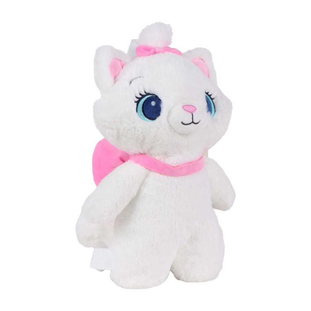Disney Marie White plush backpack, bag 30 cm