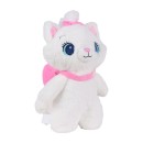 Disney Marie White plush backpack, bag 30 cm