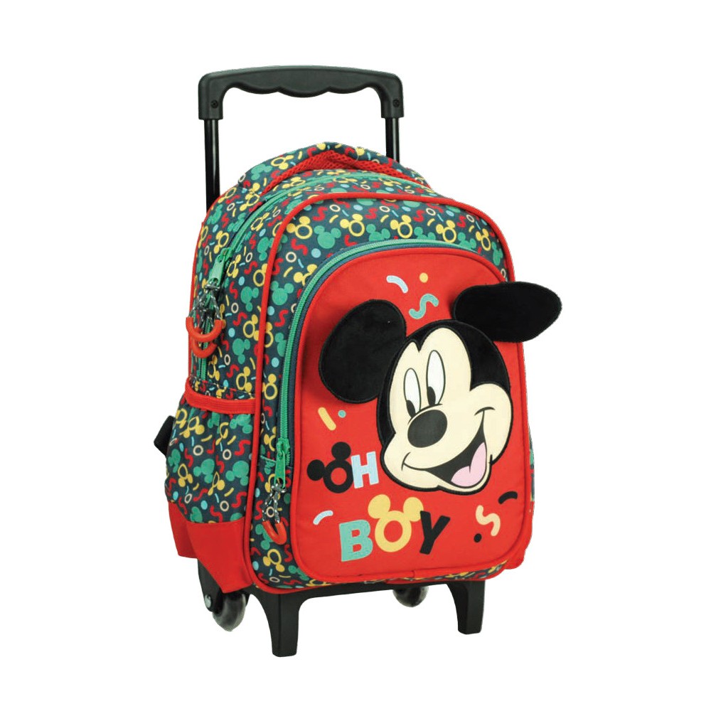 Disney Mickey Oh Boy rolling kindergarten backpack, bag 30 cm
