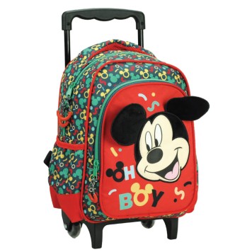 Disney Mickey Oh Boy rolling kindergarten backpack, bag 30 cm