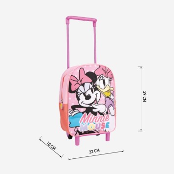Disney Minnie  Daisy rolling kindergarten backpack, bag 29 cm