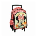 Disney Minnie Floral rolling kindergarten backpack, bag 30 cm