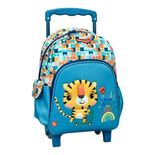Fisher-Price Animals Tiger rolling kindergarten backpack, bag 30 cm