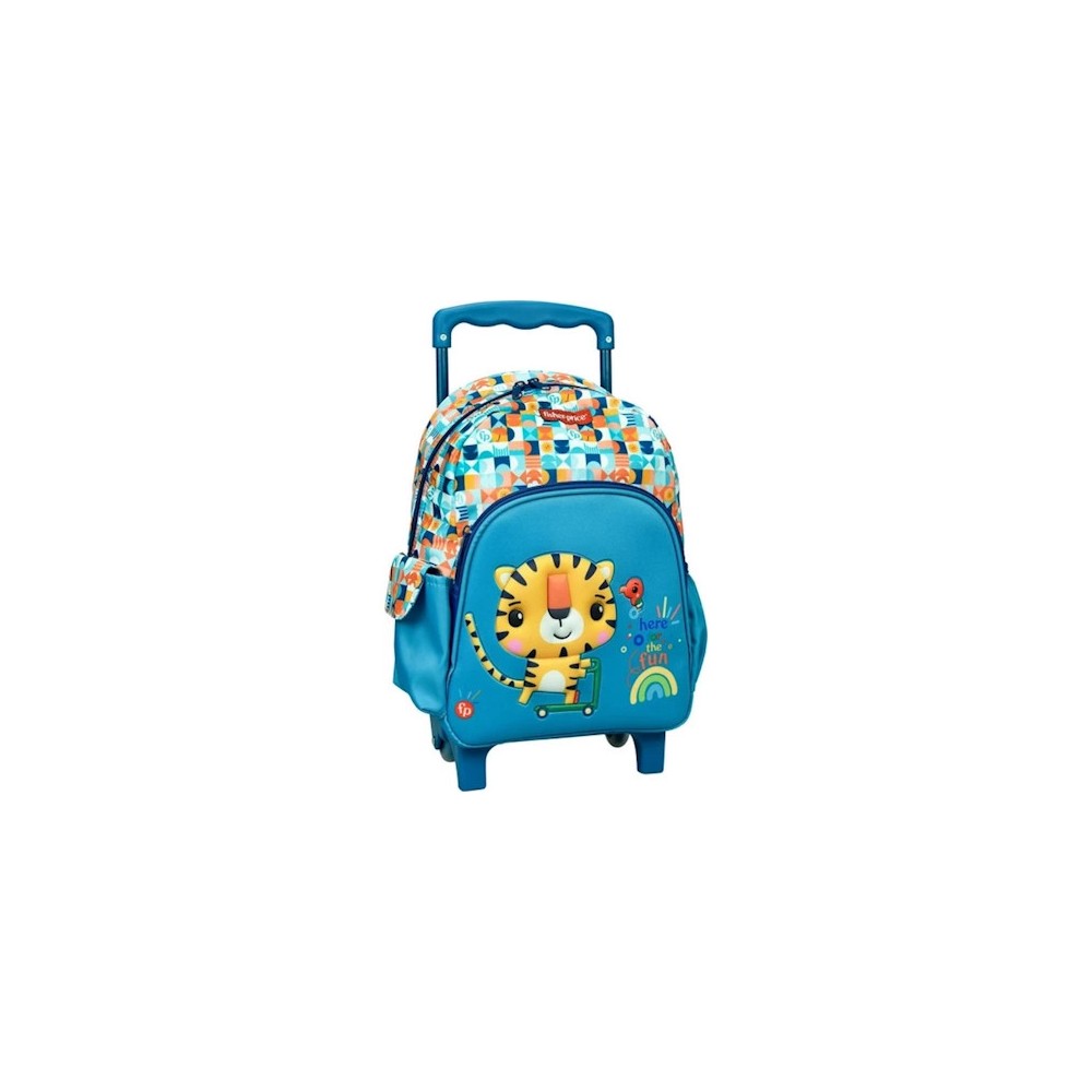 Fisher-Price Animals Tiger rolling kindergarten backpack, bag 30 cm