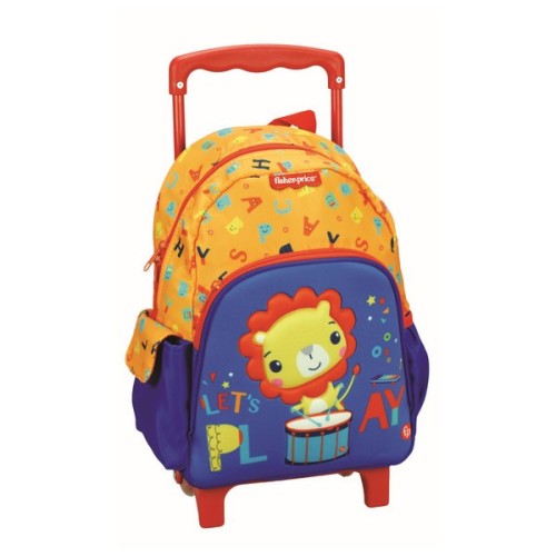 Fisher-Price Let's Play rolling kindergarten backpack, bag 31 cm