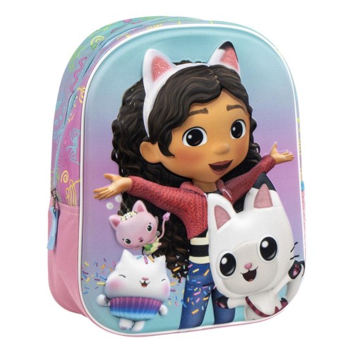 Gabby's Dollhouse Fun 3D backpack, bag 31 cm