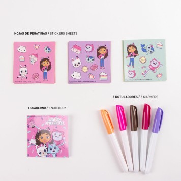 Gabby's Dollhouse Gabdorable  Colorable backpack, bag 38 cm