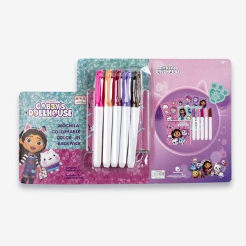 Gabby's Dollhouse Gabdorable  Colorable backpack, bag 38 cm