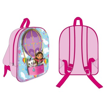 Gabby's Dollhouse Hot Air Balloon 3D backpack, bag 30 cm