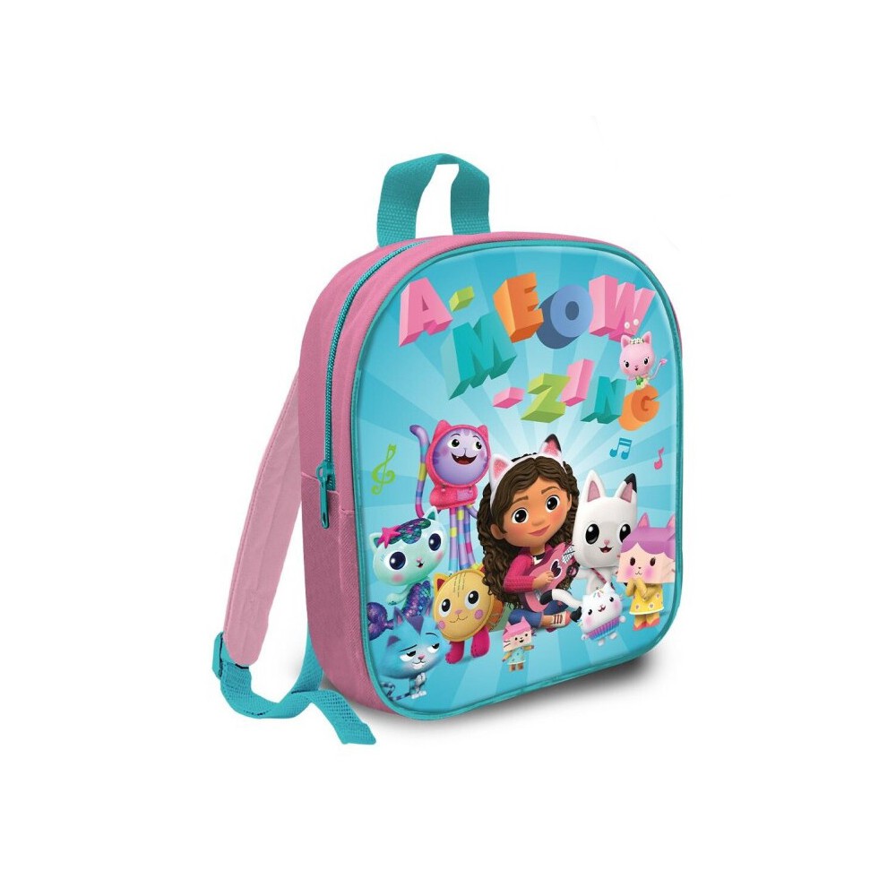 Gabby's Dollhouse Meow backpack, bag 29 cm