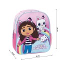 Gabby's Dollhouse Rainbow backpack, bag 29 cm