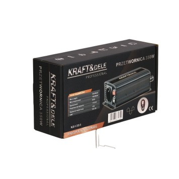 Przetwornica samochodowa 350W 12V - 230V KD1250