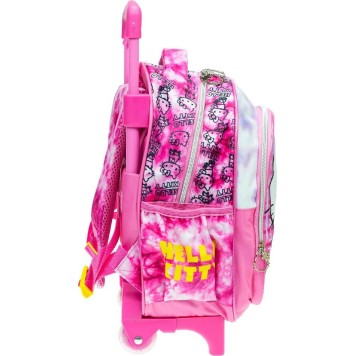 Hello Kitty Good Vibes rolling kindergarten backpack, bag 30 cm