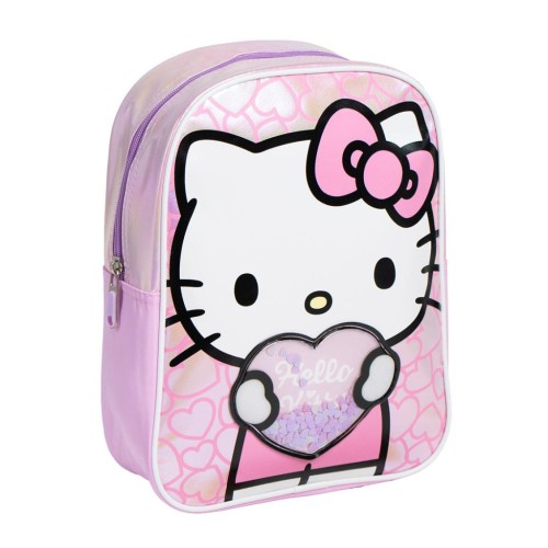 Hello Kitty Heart holographic backpack, bag 32 cm