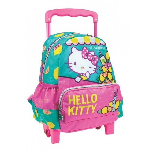 Hello Kitty Lemon rolling kindergarten backpack, bag 30 cm