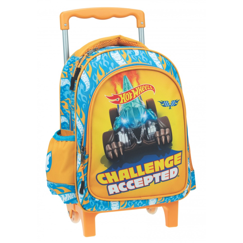Hot Wheels Challenge rolling kindergarten backpack, bag 30 cm