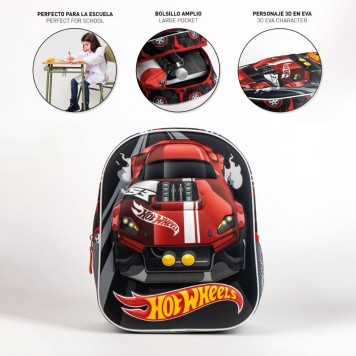 Hot Wheels Turbo 3D backpack, bag 31 cm